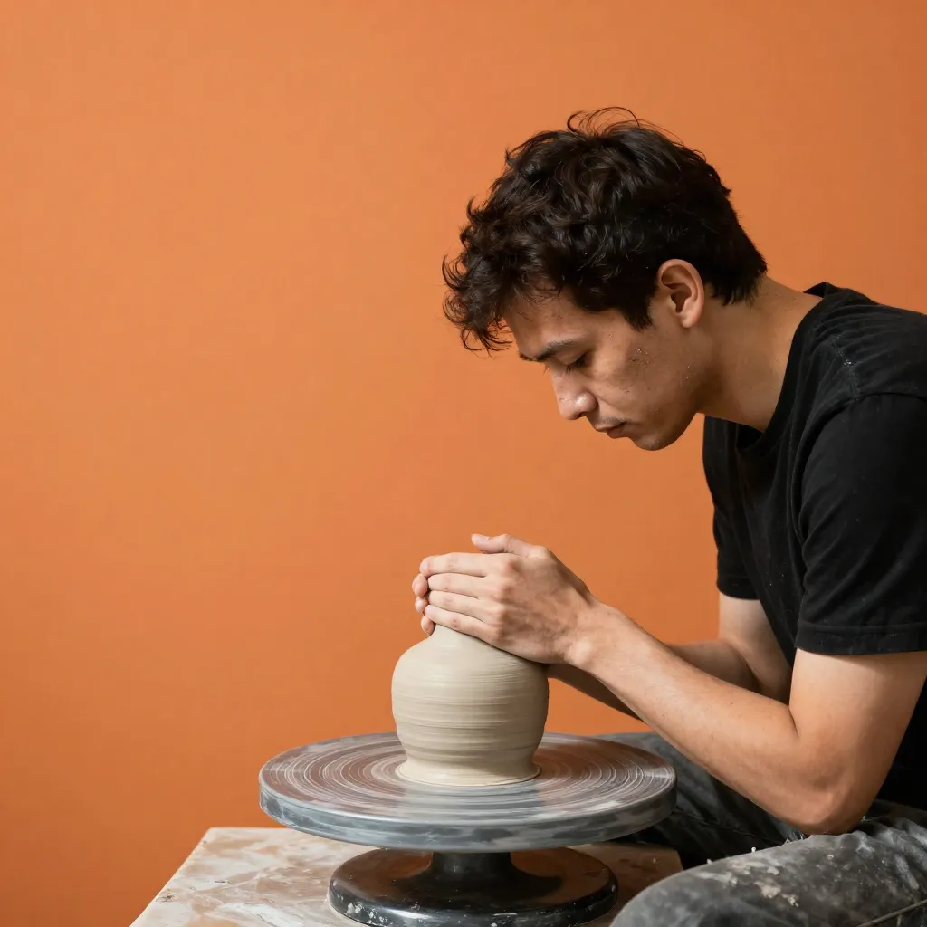 Founder portrait - ceramic artist